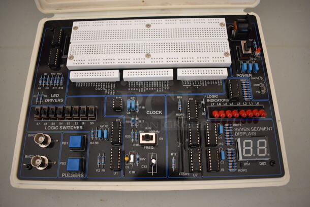 6 Global PB-502 Block Diagram in White Hard Case. 10x7.5x2.5. 6 Times Your Bid! - Image 2 of 9