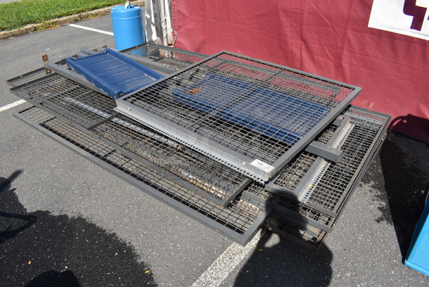 ALL ONE MONEY! Lot of Gray Metal Wire Pieces. Includes 60x84x1.5 - Image 1 of 5