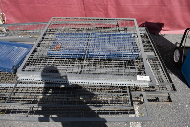 ALL ONE MONEY! Lot of Gray Metal Wire Pieces. Includes 60x84x1.5 - Image 2 of 5