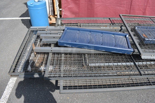 ALL ONE MONEY! Lot of Gray Metal Wire Pieces. Includes 60x84x1.5 - Image 3 of 5