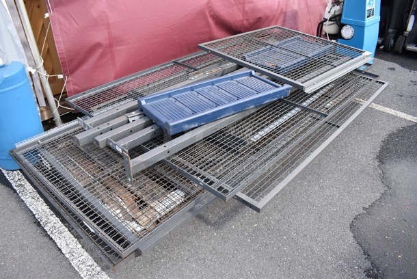ALL ONE MONEY! Lot of Gray Metal Wire Pieces. Includes 60x84x1.5 - Image 4 of 5