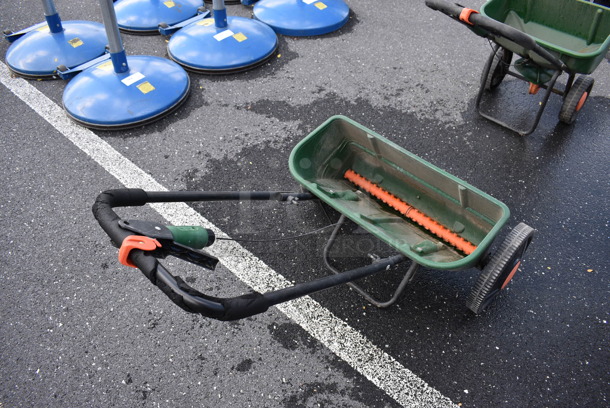Scotts AccuGreen 3000 Green Poly Precise Application Drop Spreader. 29x18x45 - Image 7 of 7