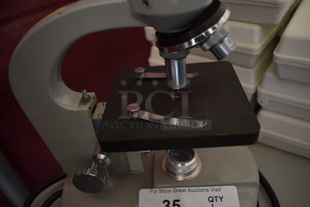 SPI 685959 Metal Countertop Microscope. 6x10x15 - Image 4 of 9