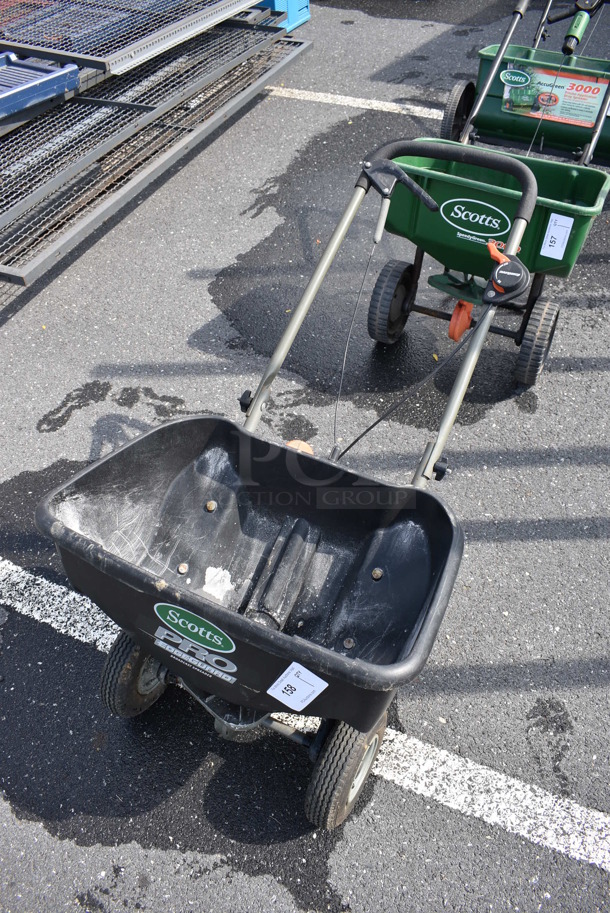 Scotts Pro EdgeGuard Black Poly Broadcast Spreader. 23x17x45 - Image 1 of 5