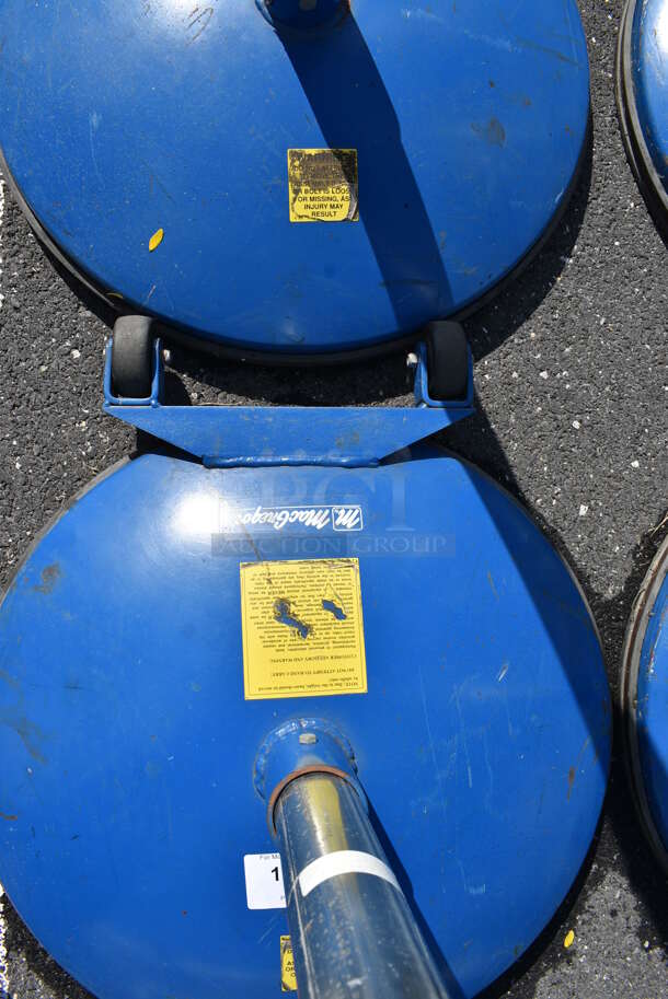 2 MacGregor Blue and Chrome Metal Net Poles. 24x24x100. 2 Times Your Bid! - Image 5 of 5