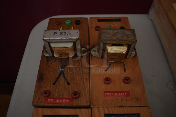 6 Wooden Planks w/ Pieces. 3.5x8x3. 6 Times Your Bid! - Image 2 of 5