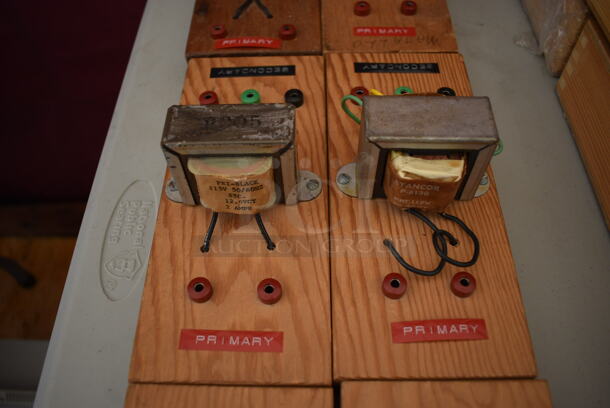 6 Wooden Planks w/ Pieces. 3.5x8x3. 6 Times Your Bid! - Image 3 of 5