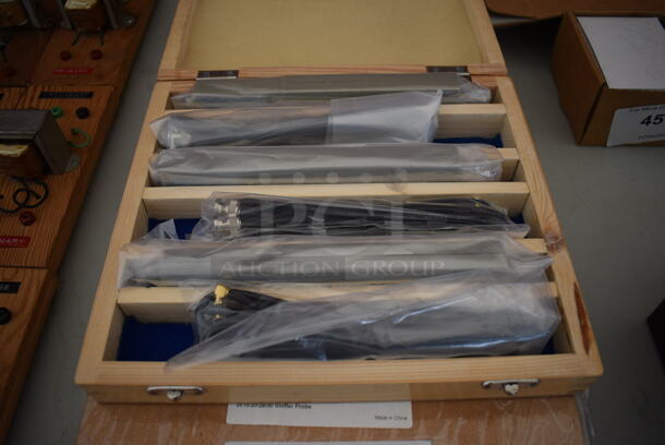 4 BK Precision PR261 Sniffer Probe Kits in Wooden Box. 11x9.5x2.5. 4 Times Your Bid! - Image 2 of 9