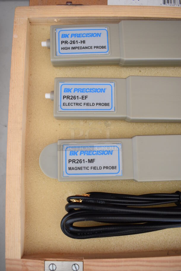 4 BK Precision PR261 Sniffer Probe Kits in Wooden Box. 11x9.5x2.5. 4 Times Your Bid! - Image 6 of 9