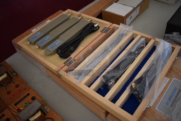 4 BK Precision PR261 Sniffer Probe Kits in Wooden Box. 11x9.5x2.5. 4 Times Your Bid! - Image 8 of 9