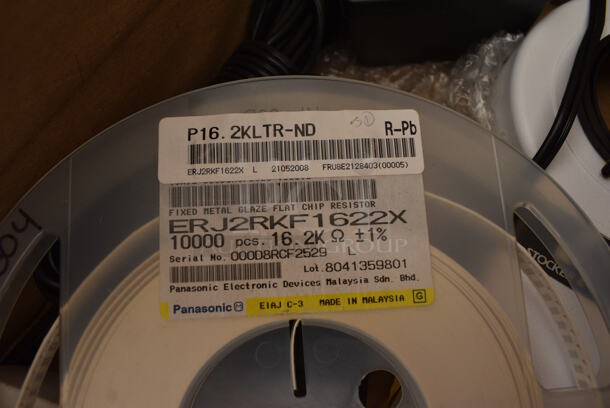 ALL ONE MONEY! Lot of Panasonic ERJ2RKF1622X Reel and Stocker & Yale  - Image 3 of 6