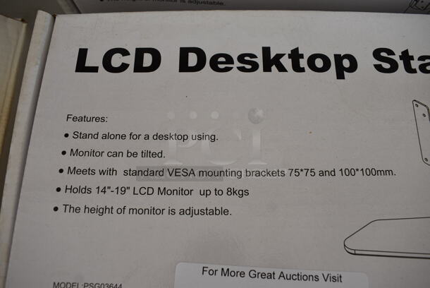 2 BRAND NEW IN BOX! LCD Desktop Stands. 2 Times Your Bid! - Image 3 of 3