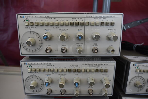 5 Hewlett Packard HP 3312A Metal Function Generators. 8.5x14.5x4. 5 Times Your Bid! - Image 2 of 7