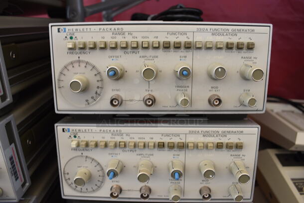 4 Hewlett Packard HP 3312A Metal Function Generators. 8.5x14.5x4. 4 Times Your Bid! - Image 3 of 5
