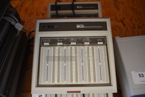 5 Heathkit Zenith Educational Systems ETW-3300-B Laboratory Breadboards. 11.5x11.5x3. 5 Times Your Bid! - Image 1 of 5