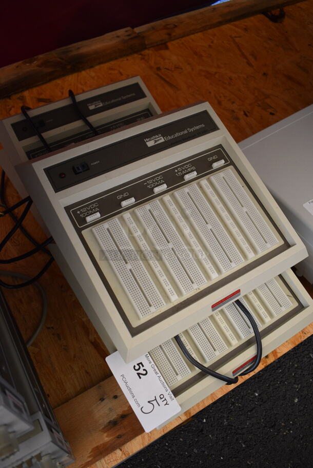 5 Heathkit Zenith Educational Systems ETW-3300-B Laboratory Breadboards. 11.5x11.5x3. 5 Times Your Bid! - Image 2 of 5