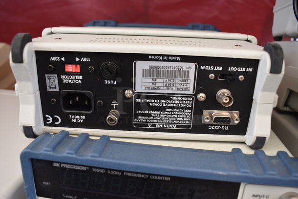 3 BK Precision 1856D 3.5 GHz Frequency Counters. 9x10.5x4. 3 Times Your Bid! - Image 4 of 5