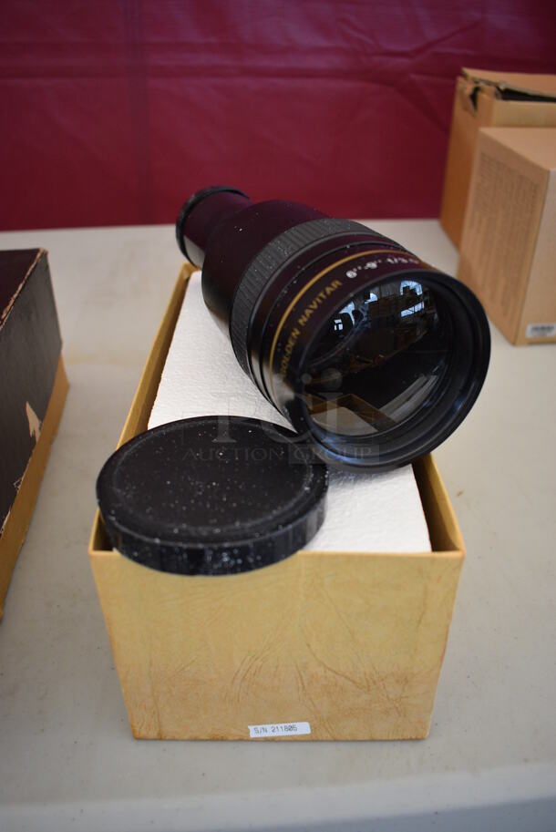 DO Industries Golden Navitar 6"-9" f/3.5 Lens. 3.5x3.5x9 - Image 2 of 10