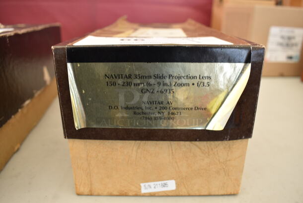 DO Industries Golden Navitar 6"-9" f/3.5 Lens. 3.5x3.5x9 - Image 9 of 10