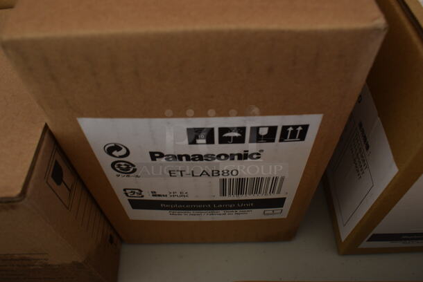 ALL ONE MONEY! Lot of 14 Various Boxes of Projector Lamps Including Lufthansa, Eiki, Extron, Panasonic - Image 10 of 11