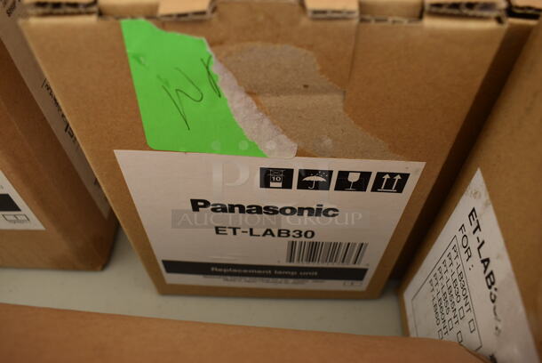 ALL ONE MONEY! Lot of 14 Various Boxes of Projector Lamps Including Lufthansa, Eiki, Extron, Panasonic - Image 11 of 11