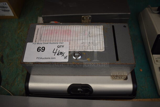 4 Various Boxes Including Metal Cash Boxes. Includes 12x9x2. 4 Times Your Bid! - Image 2 of 5