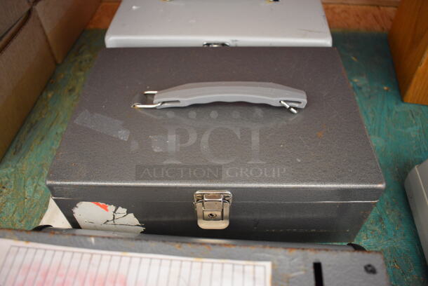 4 Various Boxes Including Metal Cash Boxes. Includes 12x9x2. 4 Times Your Bid! - Image 3 of 5