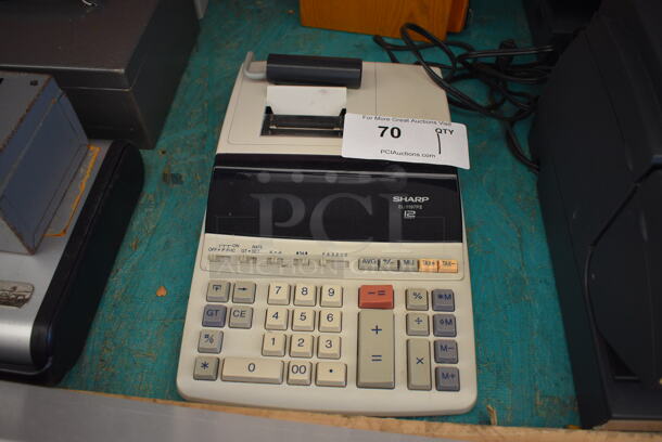 Sharp EL-1197PII Countertop Printing Calculator. 9x12.5x3