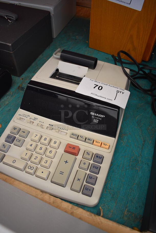 Sharp EL-1197PII Countertop Printing Calculator. 9x12.5x3 - Image 5 of 5