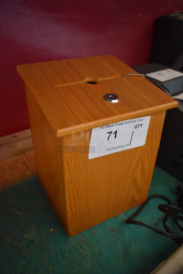 Wooden Box. 8x7.5x10 - Image 2 of 4