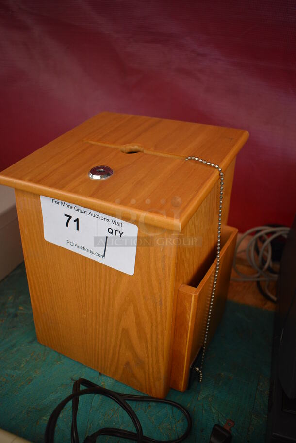 Wooden Box. 8x7.5x10 - Image 3 of 4