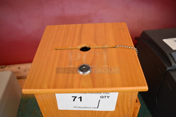 Wooden Box. 8x7.5x10 - Image 4 of 4