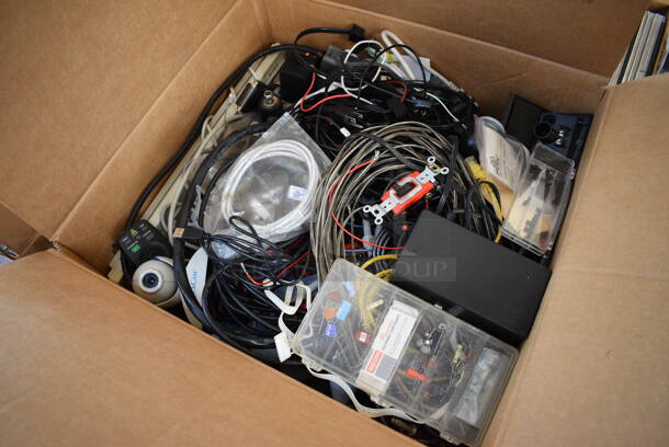 ALL ONE MONEY! Lot of Various Wires, Power Switch, Camera and Keyboard - Image 4 of 8
