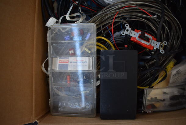 ALL ONE MONEY! Lot of Various Wires, Power Switch, Camera and Keyboard - Image 5 of 8