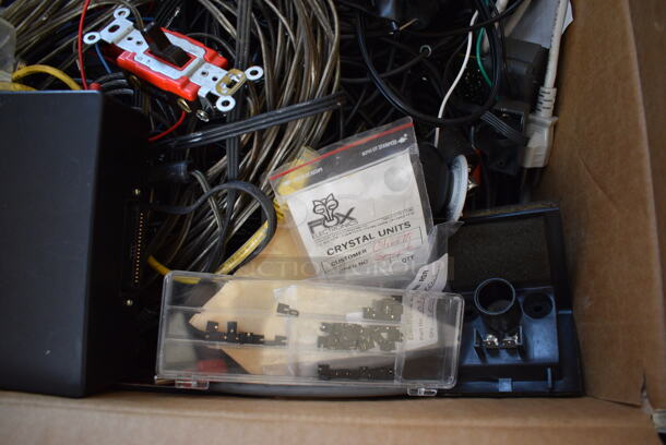 ALL ONE MONEY! Lot of Various Wires, Power Switch, Camera and Keyboard - Image 6 of 8