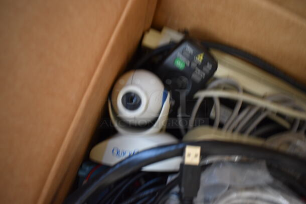 ALL ONE MONEY! Lot of Various Wires, Power Switch, Camera and Keyboard - Image 8 of 8