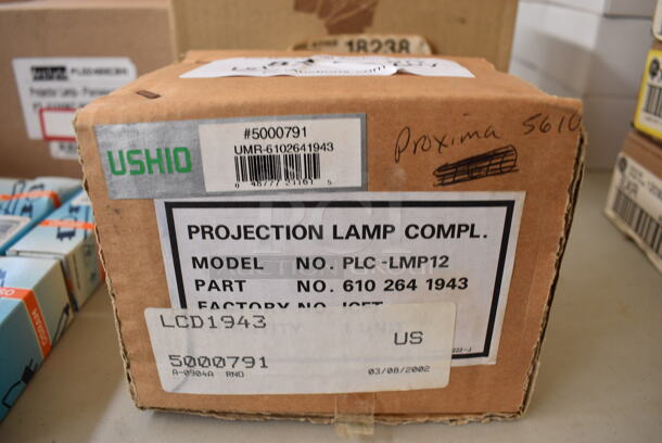 ALL ONE MONEY! Lot of 23 Various Boxes of Lightbulbs and Projector Lamps Including Eiko, Osram, GE, Ushio. - Image 4 of 11
