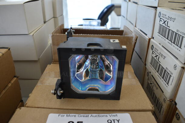 ALL ONE MONEY! Lot of 5 Boxes of Panasonic ET-LA785 Projection Lamps. 3x3.5x4.5 - Image 1 of 5
