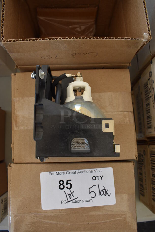 ALL ONE MONEY! Lot of 5 Boxes of Panasonic ET-LA785 Projection Lamps. 3x3.5x4.5 - Image 3 of 5