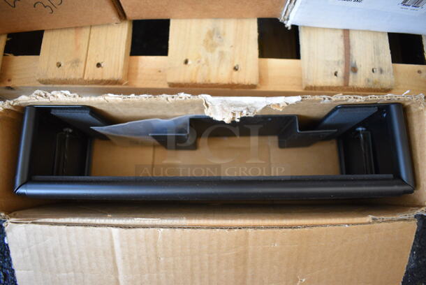 ALL ONE MONEY! Lot of 9 Boxes of Peerless SVPM40-J  Black Metal Brackets. 14.5x6.5x3 - Image 3 of 7