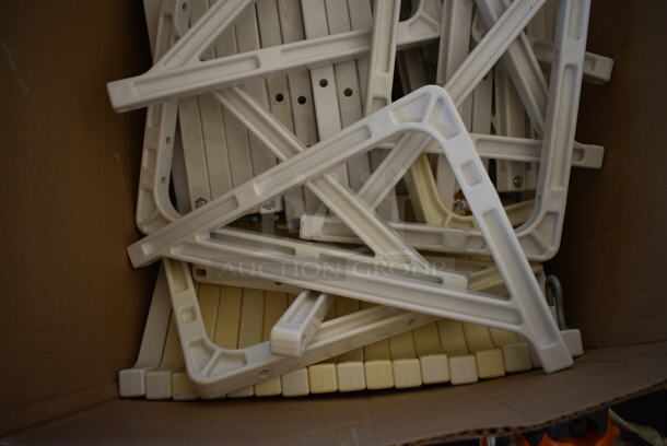 ALL ONE MONEY! Lot of White Poly Brackets. 10.5x14.5x1 - Image 4 of 4