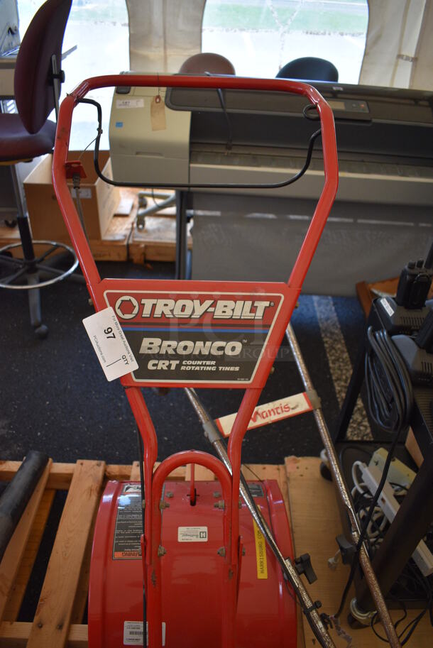 Troy-Bilt 21C-64M1066 OHV Bronco 208 cc Gas Powered CRT Counter Rotating Tines Garden Tiller. 18x50x44 - Image 9 of 9