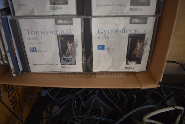 ALL ONE MONEY! Lot of Various MedSim CDs for Ultrasound Learning Machine Including Transvaginal, Gynecology, Abdomen. Goes GREAT w/ Lot 130!   - Image 2 of 12