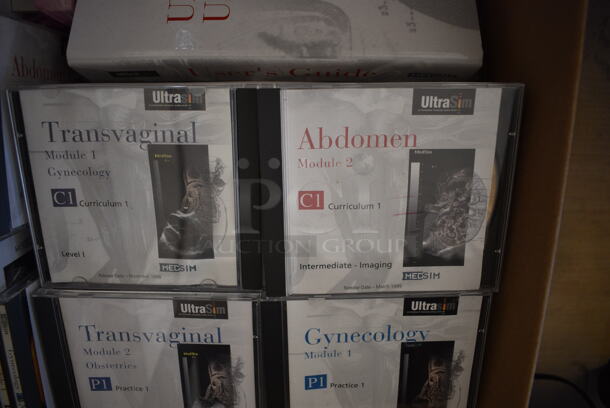 ALL ONE MONEY! Lot of Various MedSim CDs for Ultrasound Learning Machine Including Transvaginal, Gynecology, Abdomen. Goes GREAT w/ Lot 130!   - Image 3 of 12