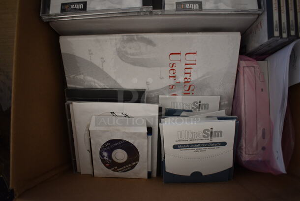 ALL ONE MONEY! Lot of Various MedSim CDs for Ultrasound Learning Machine Including Transvaginal, Gynecology, Abdomen. Goes GREAT w/ Lot 130!   - Image 4 of 12