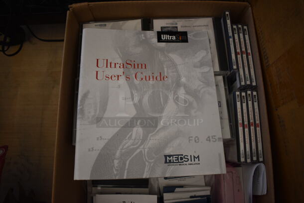ALL ONE MONEY! Lot of Various MedSim CDs for Ultrasound Learning Machine Including Transvaginal, Gynecology, Abdomen. Goes GREAT w/ Lot 130!   - Image 7 of 12