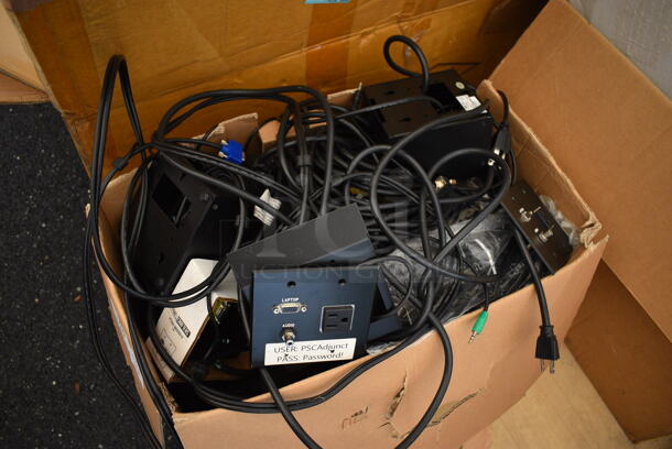 ALL ONE MONEY! Lot of Various Wires and Extron SMB 102 Modules - Image 2 of 8