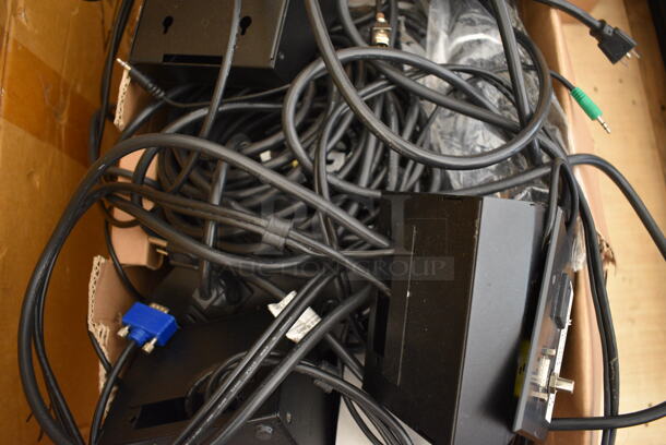 ALL ONE MONEY! Lot of Various Wires and Extron SMB 102 Modules - Image 4 of 8