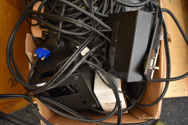 ALL ONE MONEY! Lot of Various Wires and Extron SMB 102 Modules - Image 5 of 8