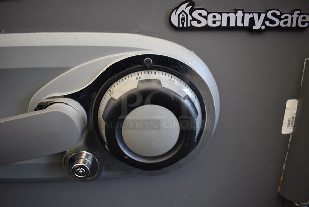 SentrySafe Gray Metal Single Compartment Safe. Does Not Come w/ Combination. 16.5x19x14.5 - Image 5 of 7